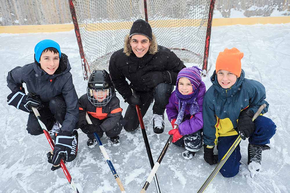 Début de la saison de hockey